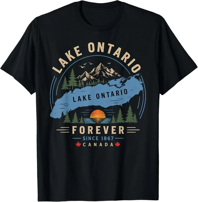 Lake Ontario Forever Since 1867 vintage lakeside T-shirt
